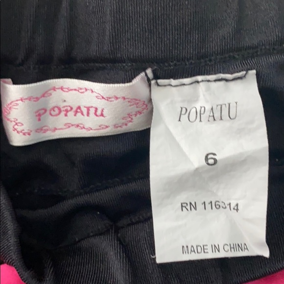 Fabulous girls party skirt! pink and black Sz 6 - Picture 2 of 2